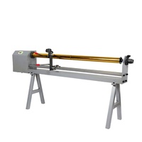 1300E-480 강력 알루미늄 전동 1300mm 51인치 수동 프리컷 롤 커터 알루미늄 핫 스탬핑 포일 절단기