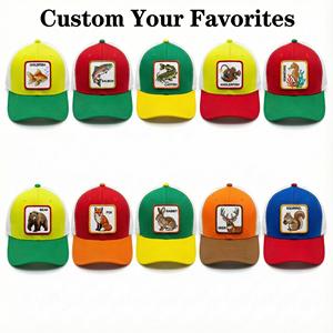 Gorra Trucker de Malla de 5 Paneles Personalizada de Alta Calidad con Tela Espigada, Gorra Deportiva con Logotipo de Animales Bordado, Estilo Y2K para Fiestas y Actividades al Aire Libre - Product Image 5
