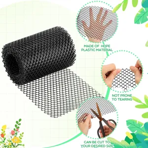 Rouleau de protection de <span class=keywords><strong>gouttière</strong></span> en plastique - Filet anti-feuilles <span class=keywords><strong>pour</strong></span> <span class=keywords><strong>gouttière</strong></span> - Empêche les gouttières de s'obstruer - Avec 20 crochets de <span class=keywords><strong>fixation</strong></span> - Product Image 6