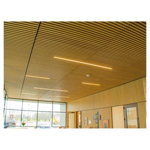 Carreau de <span class=keywords><strong>plafond</strong></span> moderne en aluminium à lamelles en métal de style industriel pour la décoration intérieure et extérieure - Product Image 5