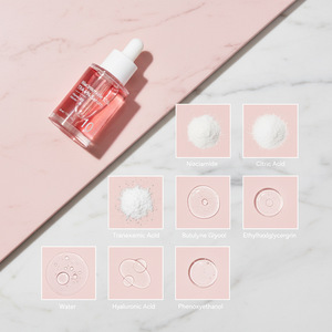 Kore OEM Yüz Serumu %10 <span class=keywords><strong>Niacinamide</strong></span> + %4 TXA + Vitamin B5 Karanlık Leke Düzeltici Parlatıcı Sıvı Arbutin Deniz Yosunu Astaksantin - Product Image 5
