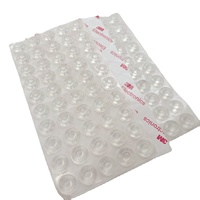 Patins antidérapants autocollants en caoutchouc et silicone pour meubles, absorption des vibrations, isolation acoustique