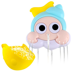 Bébé se baignant et jouant avec un pommeau de douche nuage <span class=keywords><strong>d</strong></span>'<span class=keywords><strong>eau</strong></span> Bain de salle de bain pour enfants jouet de pulvérisation <span class=keywords><strong>d</strong></span>'<span class=keywords><strong>eau</strong></span> - Product Image 1