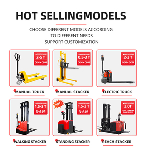 Apilador Eléctrico Walkie Power Stacker de 1.5 y 2 Toneladas con Mástil Triple de Alto Alcance para Almacenamiento en Racks de Múltiples Niveles - Product Image 3
