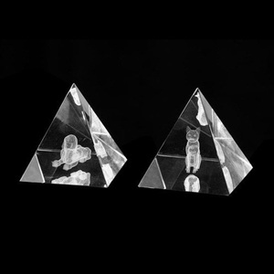 Energi Chakra Orgone piramida kristal batu penyembuhan kaca piramida Mesir untuk hadiah meditasi - Product Image 6