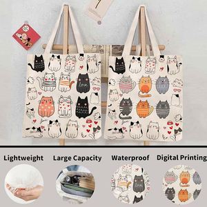 Sac fourre-tout en toile de coton biologique écologique, logo personnalisé imprimé, recyclable, réutilisable, sac à bandoulière pour les courses, cadeau idéal - Product Image 3