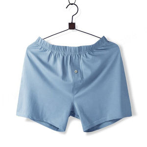 LOGO personalizado 100% algodón absorbente de sudor puro algodón hombres ropa interior Boxer Shorts hombres Boxers - Product Image 4