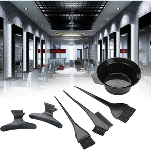 Biểu Tượng Tùy Chỉnh 6Pcs Nhựa Màu Đen Thuốc Nhuộm Tóc Bàn Chải Và Bát Thiết Lập Thuốc Nhuộm Tóc Màu Nhuộm Tóc Kết Hợp Bàn Chải Salon Tóc Công Cụ Thiết Lập - Product Image 6