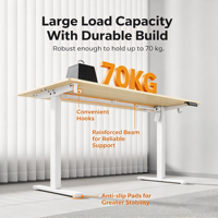 Range Memory Preset Standing Work Table Modern Electric Standing Desk Multi Color Desktop Panel Sit Stand Computer Desk Home