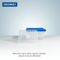 ODORKEY Déshumidificateur à Chlorure de Calcium Parfumé, Taille Personnalisée, Écologique, Portable, Contrôle d'Humidité Réglable, Anti-Odeur