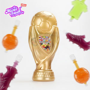 Caramelle Gommose a Forma di Frutta con Tema Calcistico per Bambini, Confezione all'Ingrosso, Disponibile OEM - Product Image 1