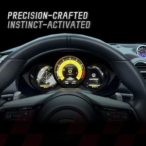 แผงหน้าปัดดิจิตอล LCD IPS/OLED สำหรับรถยนต์ Porsche Boxster 982 718 ปี 2011-2023 พร้อมพอร์ต USB ชุดหน้าปัดรถยนต์ กลุ่มมาตรวัดความเร็ว - Product Image 2