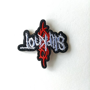 رقع قماشية مطرزة مقاومة للماء بشعار مخصص للملابس، بتصميم فرق الروك والهيب هوب، باللونين الأحمر والأسود، رائجة البيع - Product Image 5