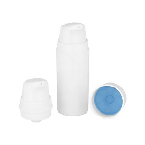 5ml 10ml 15ml White Empty PP Plastic Cosmetic Packaging Container Serum Lotion Airless Pump Bottle