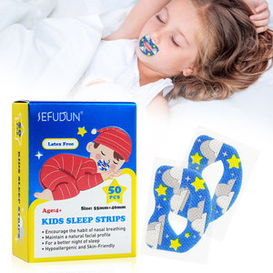 SEFUDUN Vente en gros Autocollant d'ajustement respiratoire pour le sommeil des enfants Bande anti-ronflement pour la bouche pour améliorer le sommeil nocturne Fournitures de santé - Product Image 3