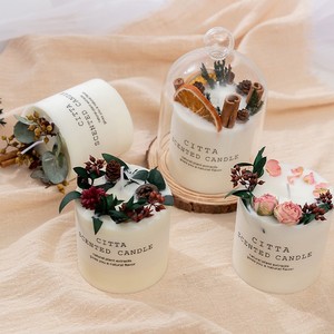 Venta superior Velas perfumadas de cera de palma hechas a mano-Fragancia única para decoración del hogar Regalos de Navidad y Año Nuevo - Product Image 6