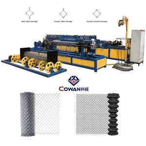 Endüstriyel üretim hatları/siklonik örgü makinesi/tel çit makinesi için tam otomatik zincir bağlantı çit makinesi yüksek hız - Product Image 6