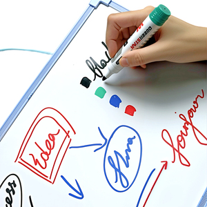 Marqueur effaçable à sec pour tableau blanc personnalisé à faible odeur, écrit en douceur, stylo marqueur pour tableau blanc pour le bureau et l'école - Product Image 2