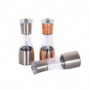 Manual Stainless Steel Salt and <b>Pepper</b> <b>Grinder</b> Set 2 in 1 High Quality Wholesale - Product Image 2
