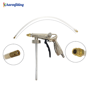 Tuyau spiralé en PU de 5 mètres, kit de pistolet de pulvérisation pneumatique industriel pour dépoussiérage avec raccords assortis, modèle Pqh-031, fabriqué dans le Zhejiang - Product Image 3