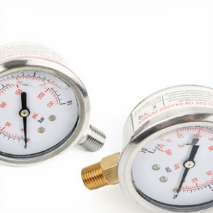 6 इंच बार/किलो/सेमी दबाव गेज मीट्रिक थ्रेड पैनल लगाया गया - Product Image 5