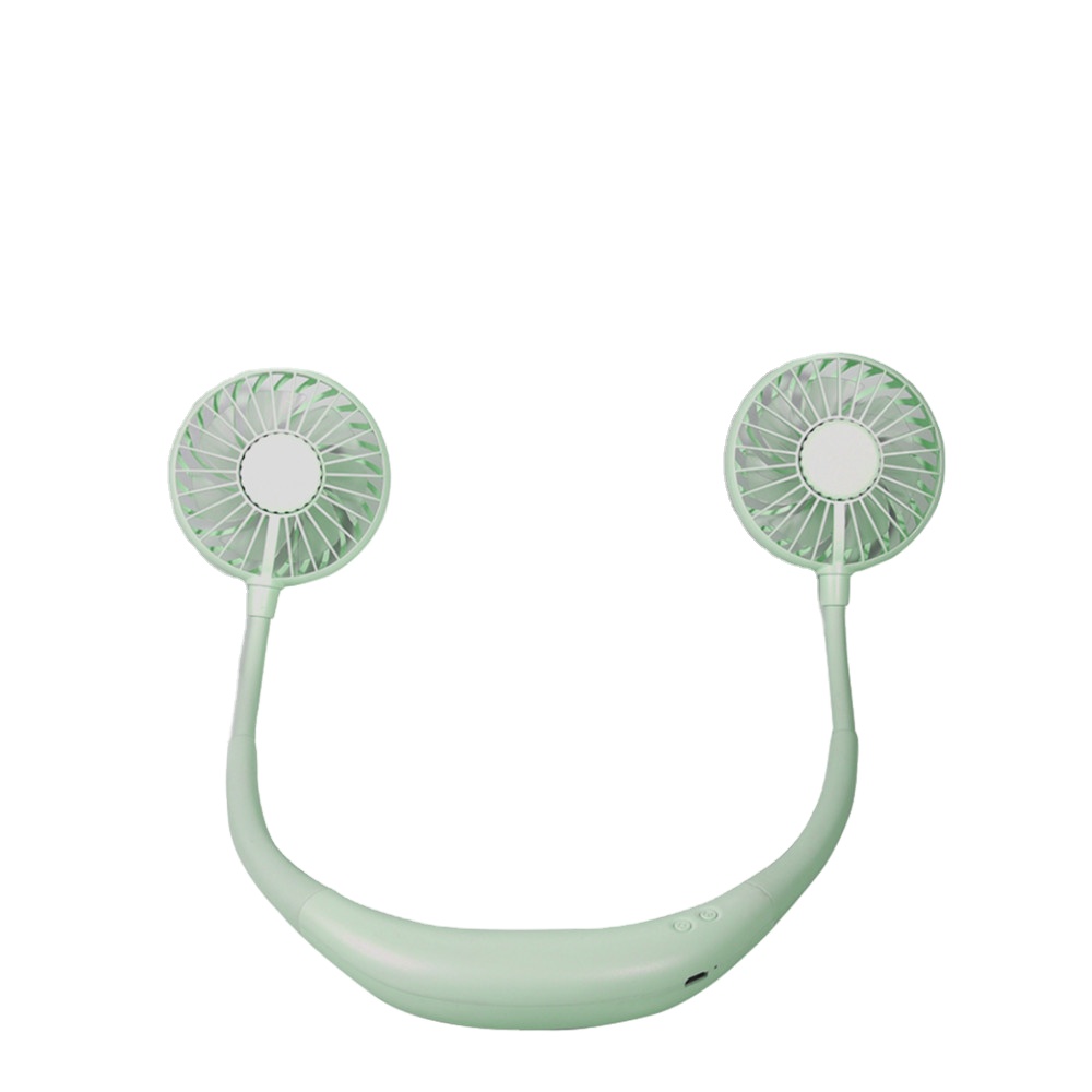 Мини-Веер на плечо, новейший гибкий мягкий USB-Веер для свободных рук с подвесным шейным вентилятором и светодиодной подсветкой