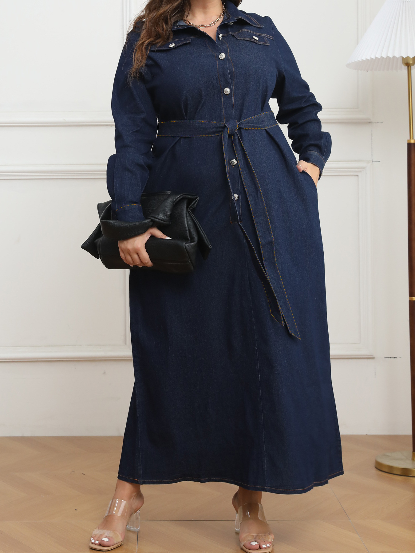 denim dress plus size winter New Style Plus Size Dress Winter Women's Clothing Dress With Collar Washed Denim  Dress OEM| Alibaba.com