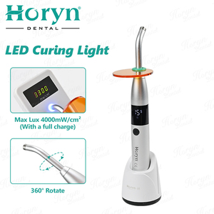 Lampada dentaria LED Curing luce Cordless in metallo testa 1S polimerizzazione 3 modalità pavimento attrezzature per odontoiatria - Product Image 5
