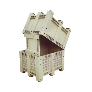 Industrial Logistic Collapsible Foldable Storage Bin Plastic Storage Box
