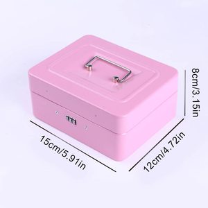Caja de Seguridad <span class=keywords><strong>para</strong></span> Tienda, Caja de Seguridad con Combinación, Caja de Metal <span class=keywords><strong>para</strong></span> <span class=keywords><strong>Dinero</strong></span>, Bandeja <span class=keywords><strong>para</strong></span> <span class=keywords><strong>Dinero</strong></span>, Caja de Efectivo Pequeña - Product Image 2