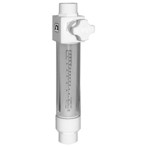 เครื่องวัดอัตราการไหลแบบโรเตอร์ Omega รุ่น FL-10 สำหรับการวัดการไหลของของเหลว ขนาด 1/2 นิ้ว พร้อมข้อต่อ NPT - Product Image 1
