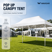 Tente pliante commerciale en PVC imperméable pour événements en plein air, pour fêtes, mariages, expositions, sports, impression de logo personnalisée