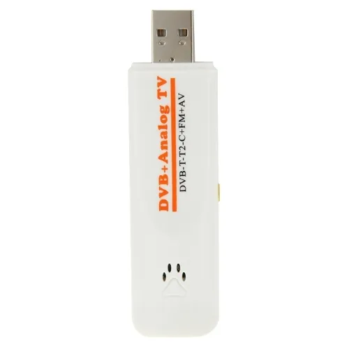 Portable Micro USB2.0 digital DVB-T dongle Analog hybrid TV stick transmitter Support FM + AV