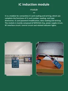 เครื่องอ่านและเขียนโมดูลเหนี่ยวนำการ์ด <span class=keywords><strong>RFID</strong></span> RF แบบ <span class=keywords><strong>RC522</strong></span> MFRC-522พร้อมการ์ด S50 Fudan PN532 SPI ประเทศจีน - Product Image 4