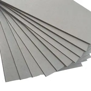 Fabricação de fábrica Espessura 1-3mm Placa de Papel Cinza de Ambos os lados Folhas de Papelão Cinza 210mm*297mm