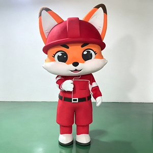 ชุดมาสคอตตัวการ์ตูนสัตว์จิ้งจอกสำหรับโฆษณาและโปรโมชั่นของบริษัท JYT Custom Company - Product Image 1