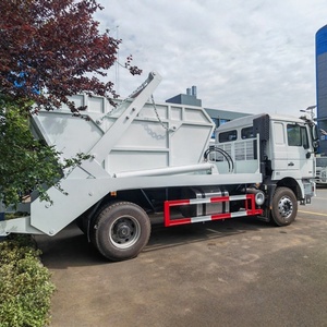 Camion benne basculante Shacman F3000 4x2 pour déchets, avec bras de levage pour conteneurs et bennes basculantes – Prix - Product Image 6
