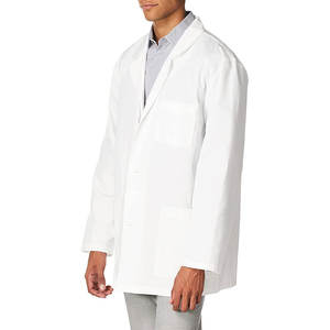 2022 prix d'usine élégant blanc manteaux de laboratoire coton hôpital médecin uniformes dans un style unique pour une utilisation en été et en hiver - Product Image 4