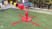 Vélo gonflable manuel à haute capacité de charge avec tapis en PVC imperméable pour usage extérieur et location