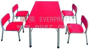 Ensemble <span class=keywords><strong>table</strong></span> et chaise rondes ergonomiques pour enfants, design moderne pour la maternelle et l'école, mobilier d'étude en bois - Product Image 6