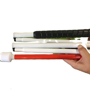 Bastone da Passeggio per Non Vedenti, Bastone Bianco per Persone con Problemi di Vista, Punta Grande con Illuminazione - Product Image 1