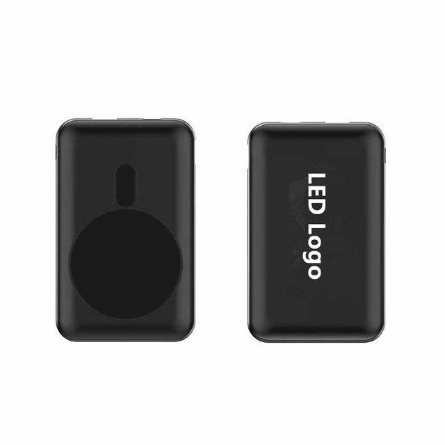 LED Flashing Custom Logo Mini Size 22.5W 10000mah Wireless Portable Power Banks for Phone with LED Display