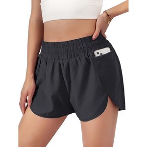 Pantalones Cortos Deportivos para Mujer FOXA, Negros, Talla M, Cintura Elástica, Transpirables, para Gimnasio, Correr, con Bolsillos - Product Image 1