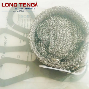 Gants en <span class=keywords><strong>maille</strong></span> <span class=keywords><strong>de</strong></span> chaîne en acier inoxydable pour boucher, résistants au contact alimentaire, anti-coupure pour l'abattage, technique <span class=keywords><strong>de</strong></span> tissage uni - Product Image 6