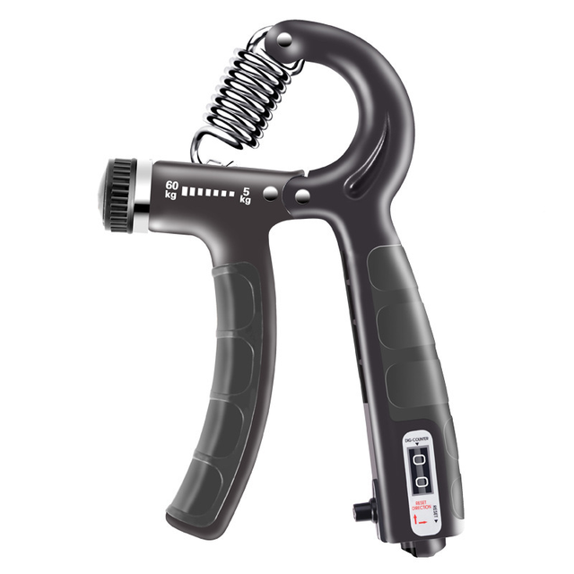 Grip Strength Trainer ABS, 11-132 Lbs, Forearm Strengthener, Hand Squeezer Adjustable Resistance