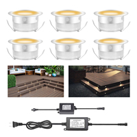 Lumière de pont LED Dia.39.5mm, kits de lumière de pont à changement de couleur RVB, éclairage de marche d'escalier SC-B104C