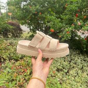 Nuevas <span class=keywords><strong>Sandalias</strong></span> Planas para <span class=keywords><strong>Mujer</strong></span>, Varios Colores, Estilo Uggs, Diseño Simple con Punta Abierta, para Playa - Product Image 4