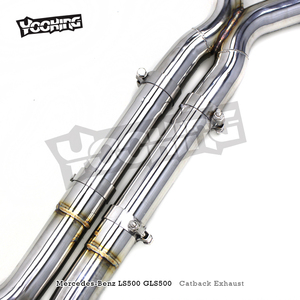 Échappement OBM Catback pour mercedes-benz LS500/GLS500 X166 <span class=keywords><strong>V8</strong></span> 4.7T 2017-2023 silencieux en acier inoxydable système d'échappement Valvetronic - Product Image 6