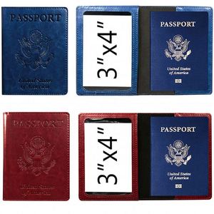 Wholesale Multiple <b>Passport</b> <b>Wallet</b> Rfid Blocking <b>Passport</b> Holder Luxury Leather <b>Passport</b> Cover - Product Image 3