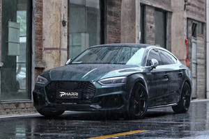 ชุดแต่งตัวถังแบบติดตั้งโดยตรงสำหรับ <span class=keywords><strong>Audi</strong></span> A5 ปี 2017-2019 อัพเกรดเป็น <span class=keywords><strong>RS</strong></span> <span class=keywords><strong>5</strong></span> สำหรับรุ่น 4 ประตู ประกอบด้วยกันชนหน้า กันชนหลัง สเกิร์ตข้าง และกระจังหน้า - Product Image 5